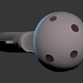 Sleek Silver Medical Probe Device With Transparent Top And Metallic Texture On Dark Background