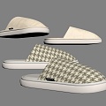 Modern slippers 3d model