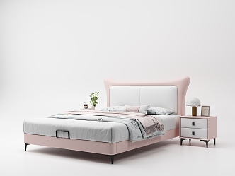 Modern Children's Bed Italian Minimalist 3d model