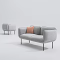 Modern Combination Sofa Combination 3d model