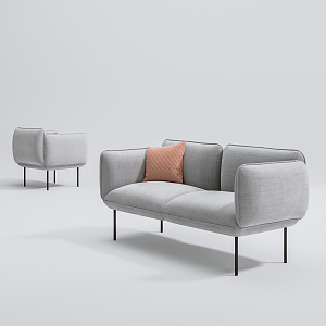 Modern Combination Sofa Combination 3d model