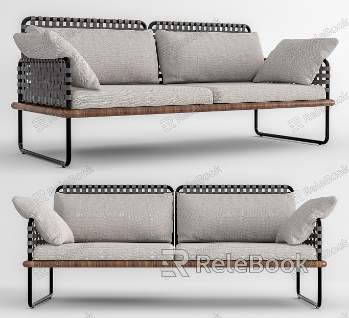 Double sofa model