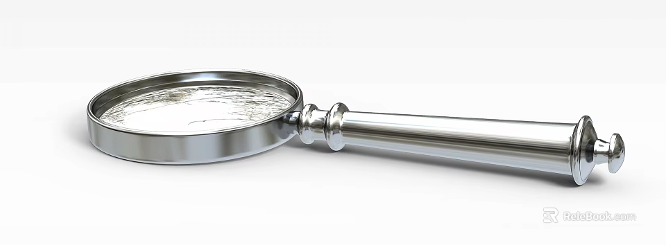 Tech Exhibition Hall Showcasing Interactive Magnifying Glass Tech Displays And Innovations 3d model