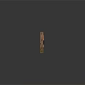 Rustic Vintage Wooden Fence Components With Weathered Planks And Textured Posts