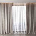 Curtain Window Screen 3d model