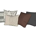 Stylish Decorative Throw Pillows With Textured Patterns And Neutral Tones For Home Decoration
