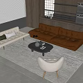Modern Combination Sofa 3d model