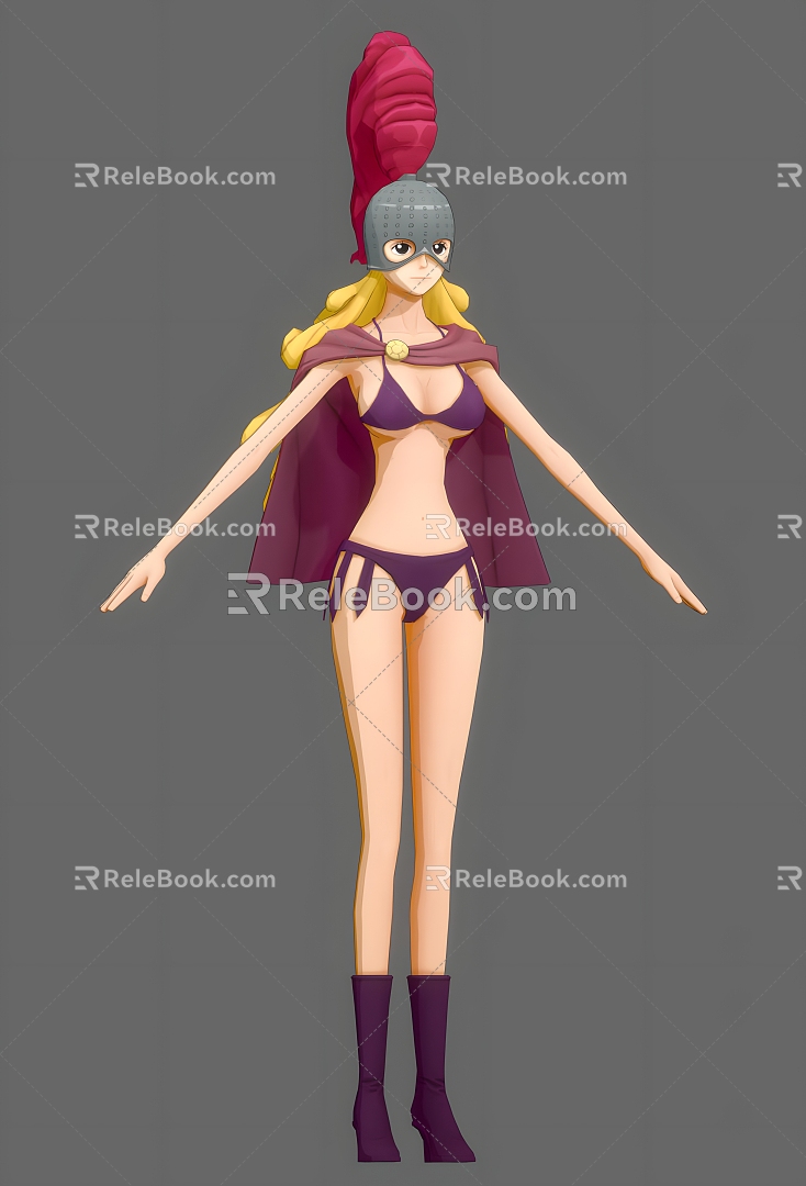 One Piece Colosseum Cartoon Girl One Piece Cartoon Animation Movie Cartoon Sexy Bikini Girl Colosseum Can Do Action 3d model