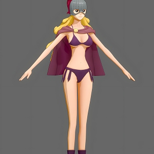 One Piece Colosseum Cartoon Girl One Piece Cartoon Animation Movie Cartoon Sexy Bikini Girl Colosseum Can Do Action 3d model