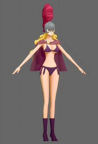 One Piece Colosseum Cartoon Girl One Piece Cartoon Animation Movie Cartoon Sexy Bikini Girl Colosseum Can Do Action 3d model