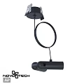 Black Modern Downlight Spotlight With Sleek Design For Home Interior Ceiling Mounting