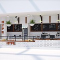 Coffee shop 3d model