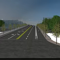 Busy Urban Bridge Featuring Vehicles Driving Parking Lot Below Surrounding Trees And High Rise Buildings