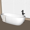 bathtub venetian blinds 3d model