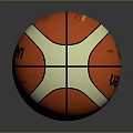 Orange And White Wilson Basketball With Classic Design For Daily Sports Activities