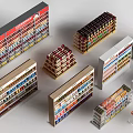 Various Retail Display Shelves with Multiple Layers for Supermarket Product