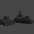 Military vehicle package 3d model