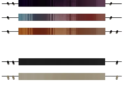Modern Wall Lights with Multiple Color Options for Home Interior Lighting 3d model