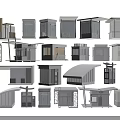 Various Modern Entrance Gates With Different Architectural Design Styles And Features