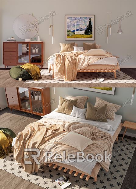 Nordic Double Bed model