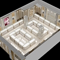 New Chinese Jewelry Store Old Temple 3d model