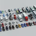 Colorful Model Cars Display With Various Vehicle Types And Different Colors Neatly Arranged