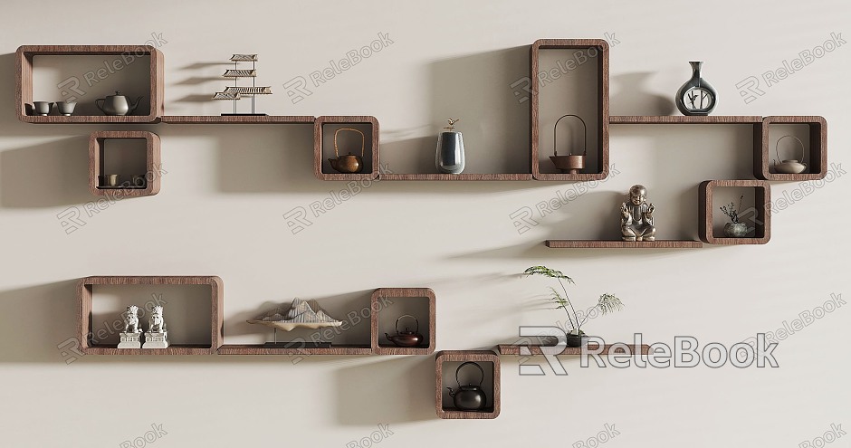 New Chinese Wall Rack Storage Rack model