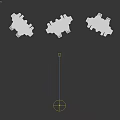 Game Movie Mecha Character Three Angles 3D Design With Armored Structure
