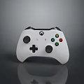 White Xbox Gaming Controller With Colored ABXY Buttons For Computer Gaming 3d model