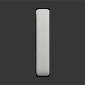 Modern Car Remote Key Fob With Black Silver Design And Red Emergency Button