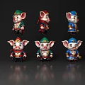Pig Bajie Tianpeng Marshal Cartoon Pig Bajie Journey to the West 3d model