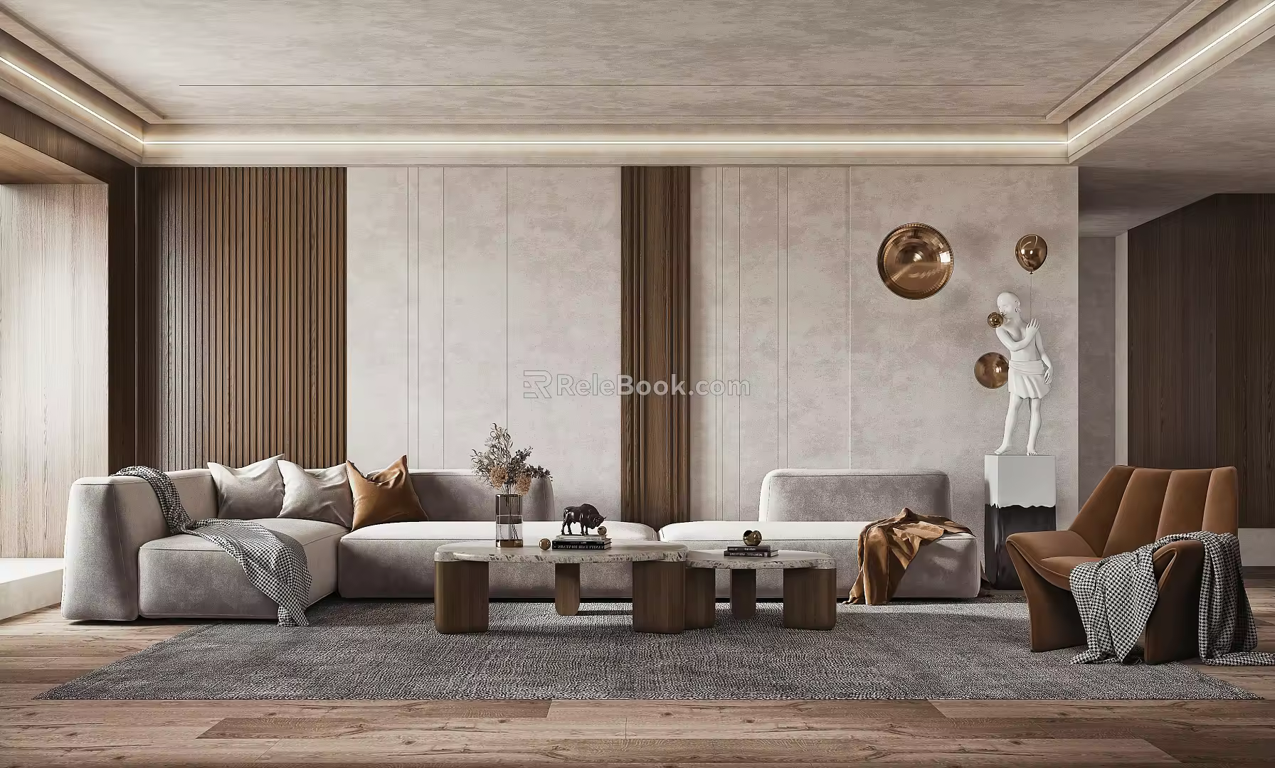 Modern Sofa Coffee Table Combination Sofa Coffee Table 3d model