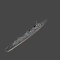 weapon ship landing ship 3d model