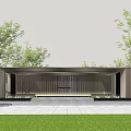 Modern Gate 3d model