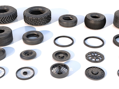 tire rim 3d model