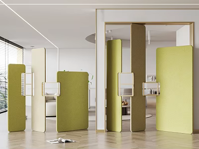 Modern screen partition 3d model Modern screen partition 3d model