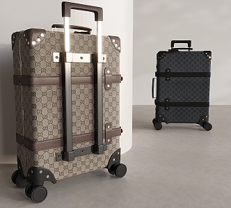 Modern Luggage Case Luggage Suitcase 3d model