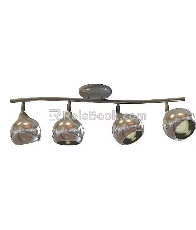 multi-lamp ceiling lamp 3d model