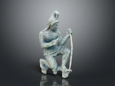 Western Samurai Western Warrior Western Hero Western Warrior Knight Hero Ancient Warrior Paladin 3d model