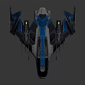 Modern Fighter Sci-fi Fighter 3d model