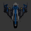 Modern Fighter Fighter Fighter Sci-fi Fighter 3d model