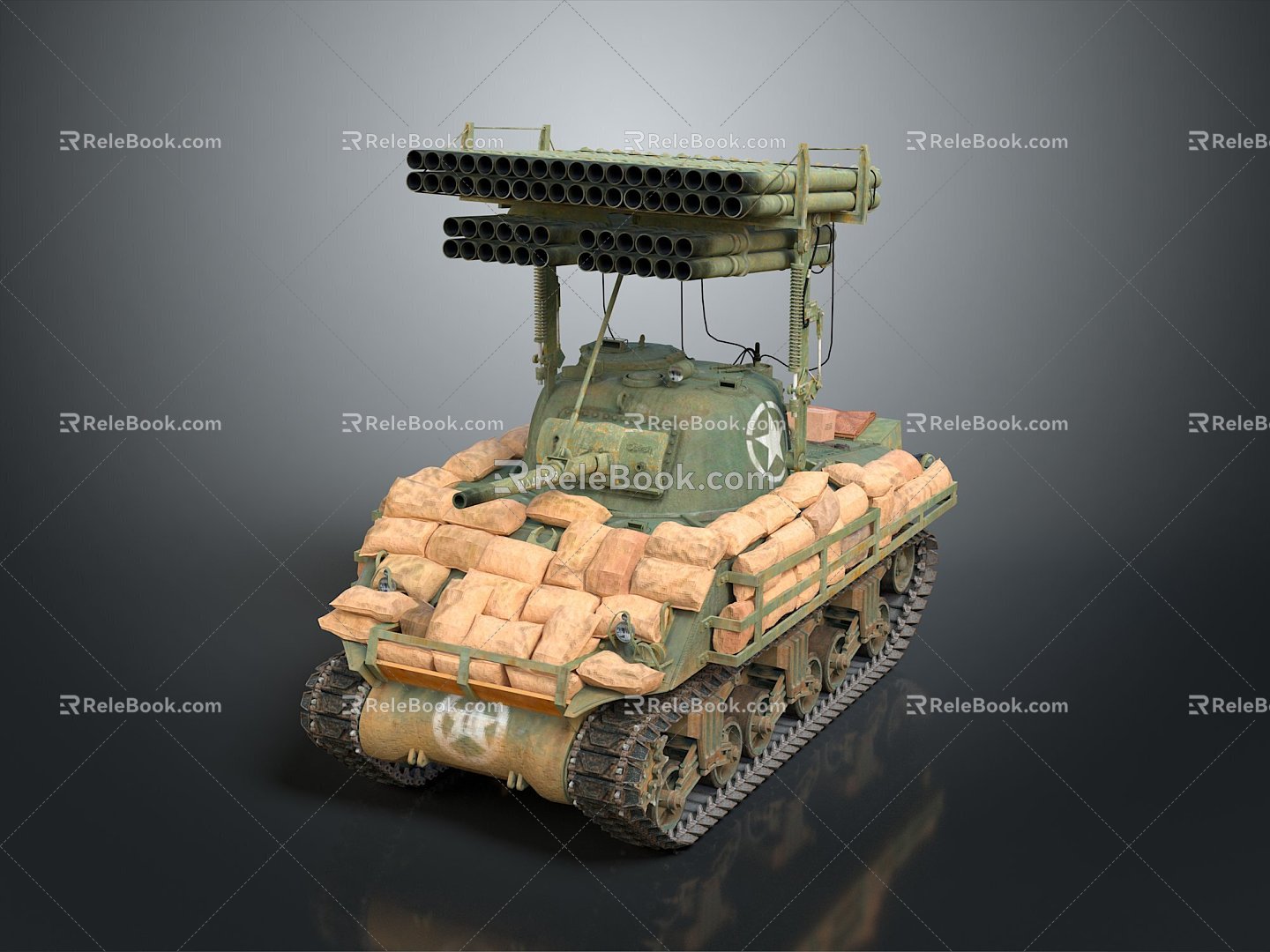 Light Tank Light Armored Tank Modern Tank World War II Tank World War I Tank Heavy Tank 3d model