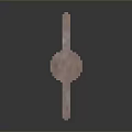 Ornate Decorative Key With Intricate Carving Vintage Design And Metallic Finish