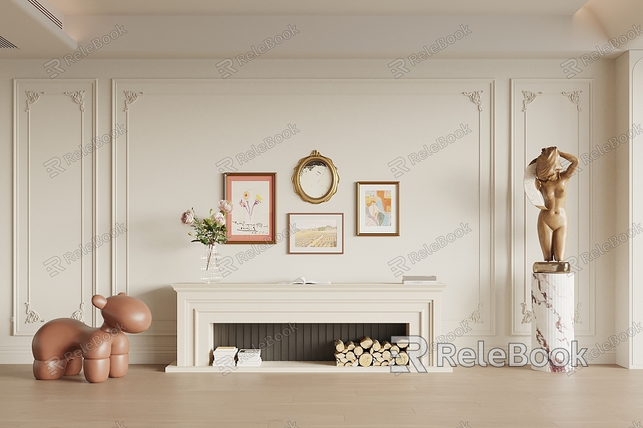 French Fireplace model