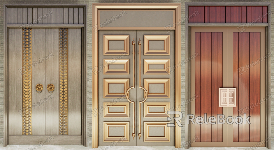 New Chinese Double Door model