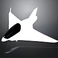 Futuristic White Spacecraft With Sleek Aerodynamic Design And Cockpit For Space Exploration Missions