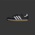 Adidas Navy Blue And White Casual Sports Shoes With Three Stripes Logo And Rubber Sole