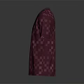 Washington W Red Checkered Jersey With V Neck And Team Logo Design