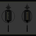 Elegant Gold Lantern Pendant Lights With Metal Frame Illuminated Shade And Tassels