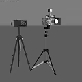 Camera Equipment Camera Equipment Camera Bracket Video Recorder Tripod Bracket Live Broadcast Bracket 3d model